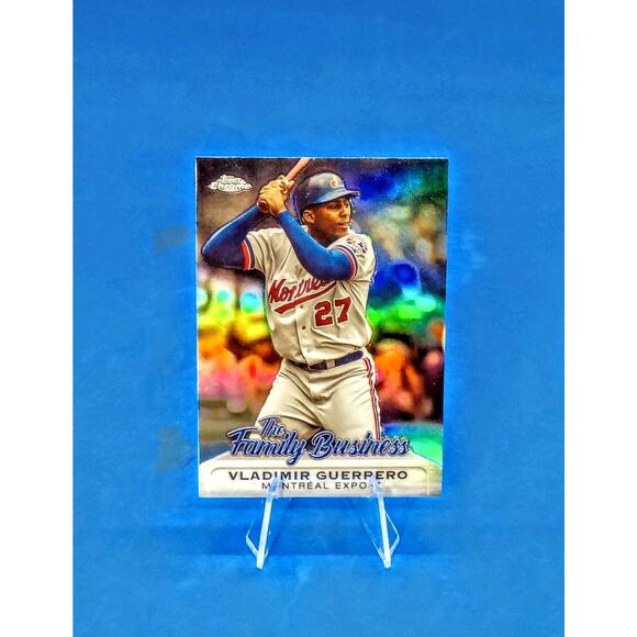 Vladimir Guerrero 2019 Topps Chrome Update The Family Business #FBC-4 Expos HOF - Picture 8 of 11